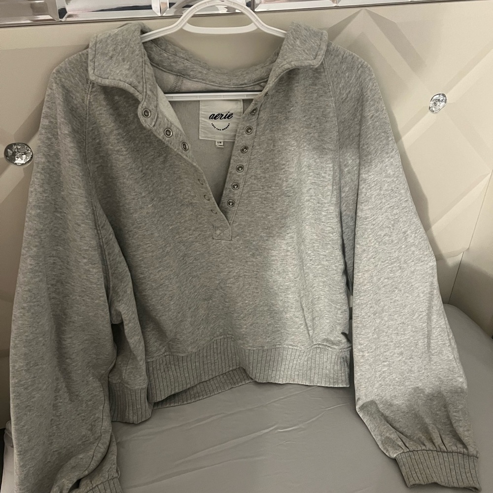Aerie Gray Sweatshirt